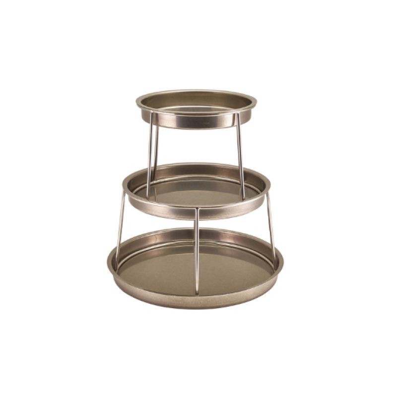 GenWare Two Tier Presentation Plate Stand 18cm GenWare Two Tier Presentation Plate Stand 18cm