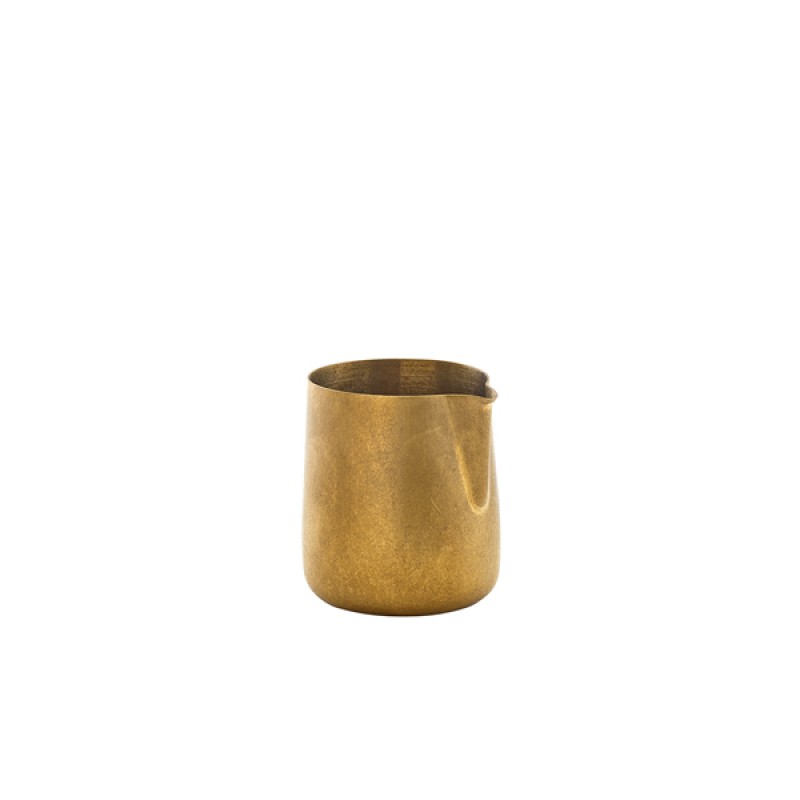 GenWare Gold Vintage Steel Jug 15cl/5oz GenWare Gold Vintage Steel Jug 15cl/5oz