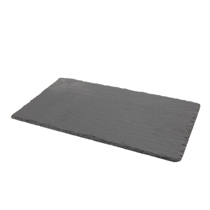 Genware Natural Edge Slate Platter 25 X 13cm Genware Natural Edge Slate Platter 25 X 13cm