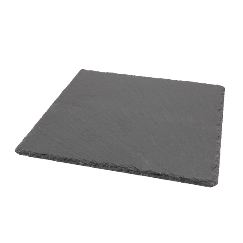 Genware Natural Edge Slate Platter 28 X 28cm Genware Natural Edge Slate Platter 28 X 28cm