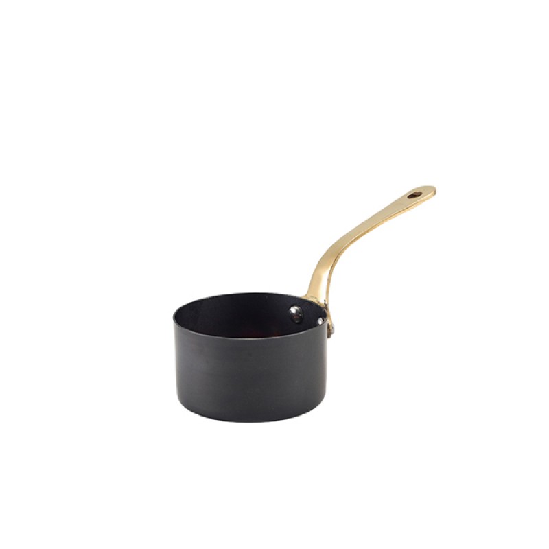 GenWare Black Vintage Steel Mini Sauce Pan 7.8 x 4.5cm GenWare Black Vintage Steel Mini Sauce Pan 7.8 x 4.5cm