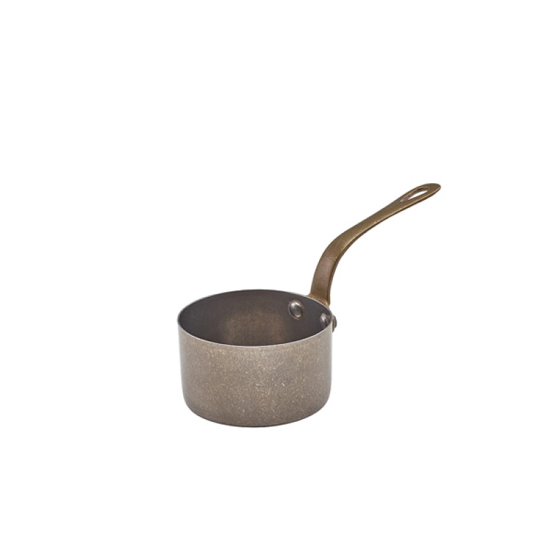 GenWare Vintage Steel Mini Sauce Pan 7.8 x 4.5cm GenWare Vintage Steel Mini Sauce Pan 7.8 x 4.5cm