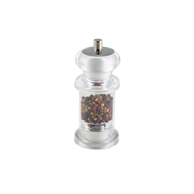 GenWare Clear Combi Pepper Grinder/Salt Shaker GenWare Clear Combi Pepper Grinder/Salt Shaker