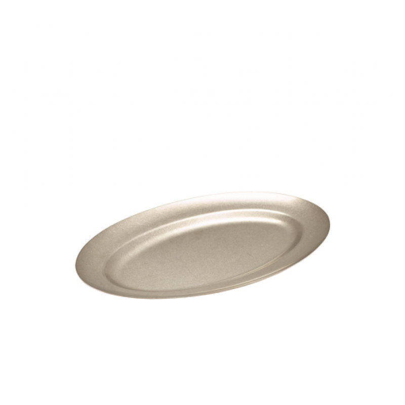 GenWare Vintage Steel Oval Platter 30cm GenWare Vintage Steel Oval Platter 30cm