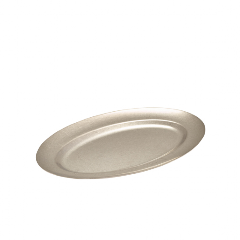 GenWare Vintage Steel Oval Platter 35cm GenWare Vintage Steel Oval Platter 35cm