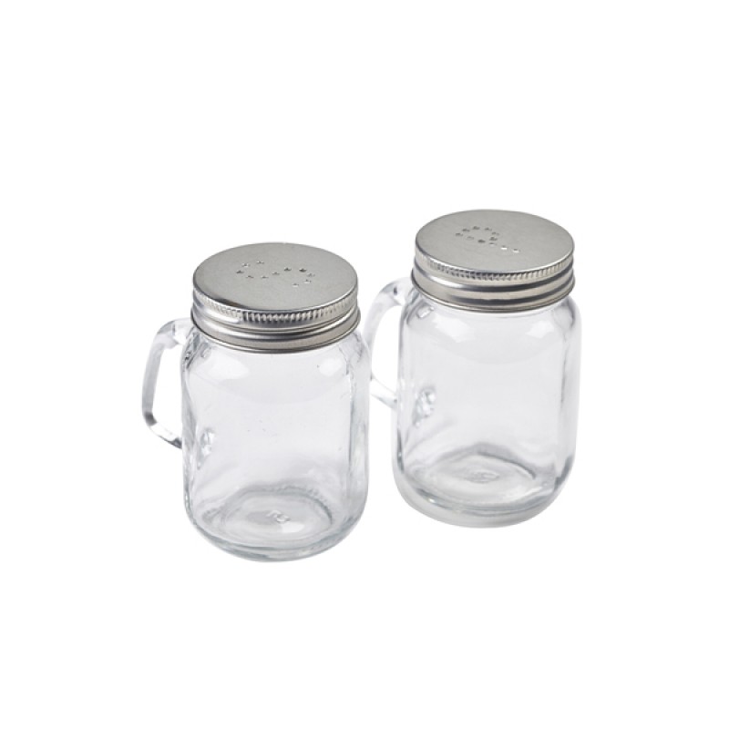 Mason Jar Salt & Pepper Shaker Set Mason Jar Salt & Pepper Shaker Set