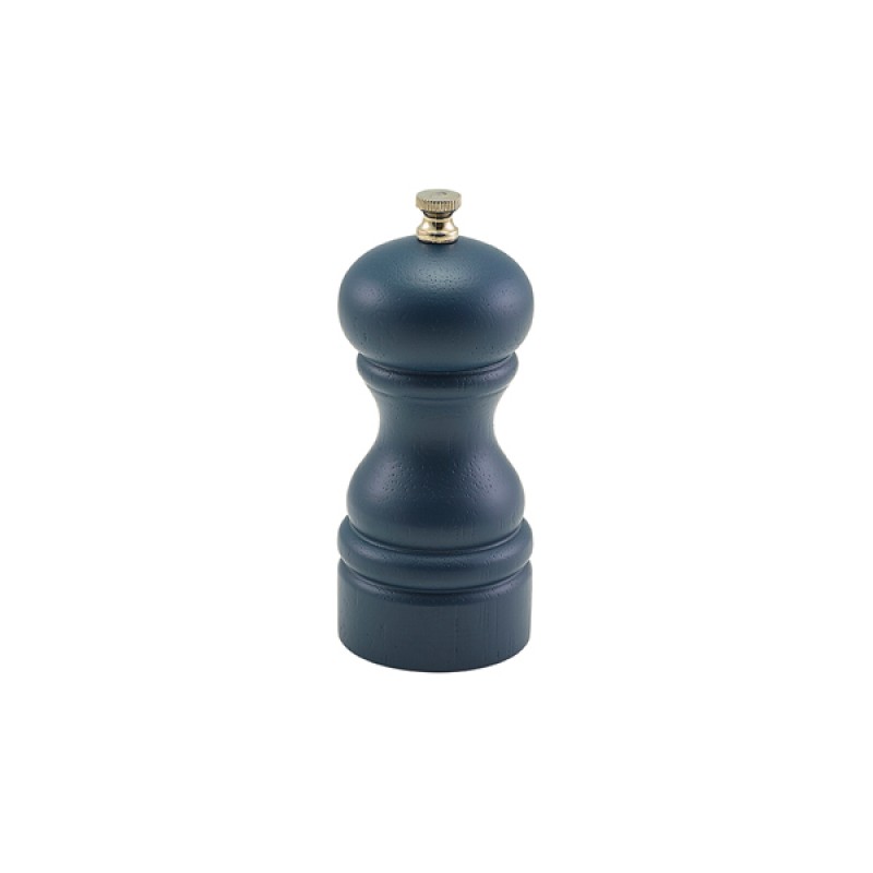 Blue Wooden Salt/Pepper Grinder 13cm Blue Wooden Salt/Pepper Grinder 13cm