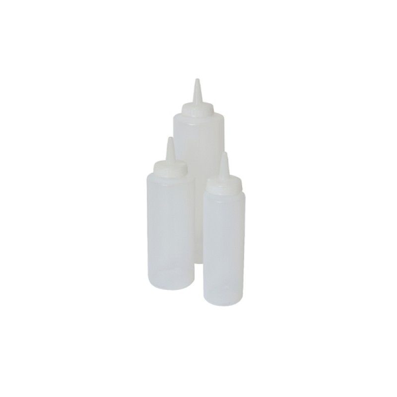 Genware Squeeze Bottle Clear 8oz/23cl Genware Squeeze Bottle Clear 8oz/23cl