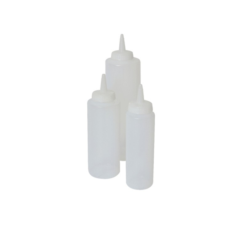 Genware Squeeze Bottle Clear 12oz/35cl Genware Squeeze Bottle Clear 12oz/35cl