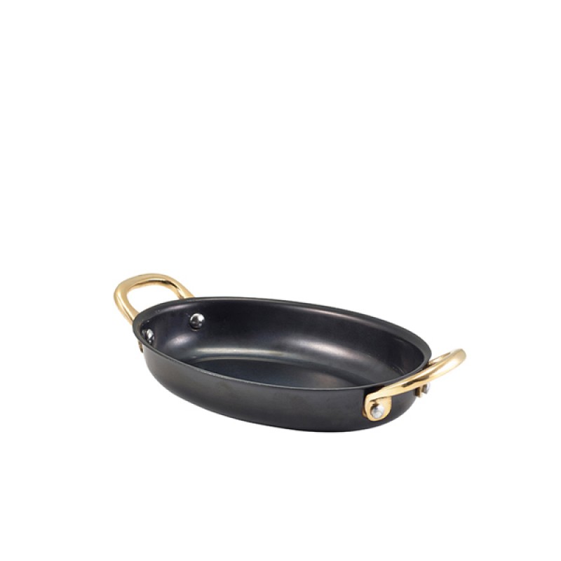 GenWare Black Vintage Steel Oval Dish 16.5 x 12.5cm GenWare Black Vintage Steel Oval Dish 16.5 x 12.5cm