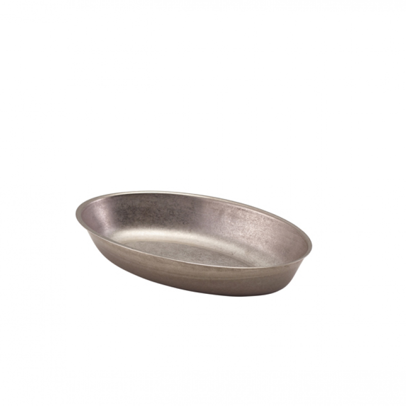 GenWare Vintage Steel Oval Dish 17.5 x 11cm GenWare Vintage Steel Oval Dish 17.5 x 11cm