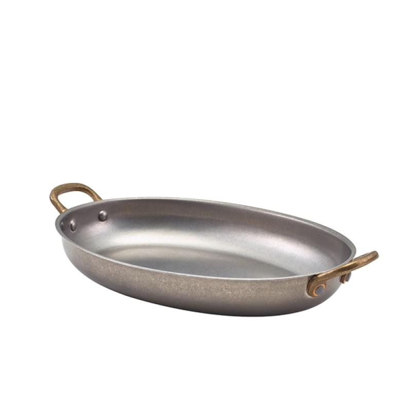 GenWare Vintage Steel Oval Dish 24.5 x 17.5cm GenWare Vintage Steel Oval Dish 24.5 x 17.5cm