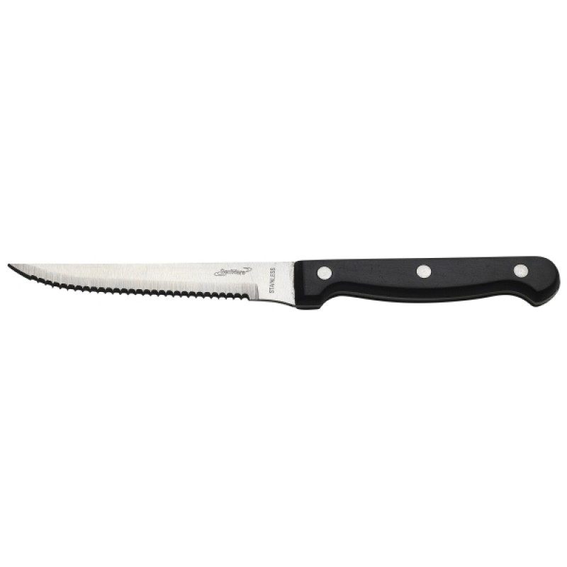 Steak Knife Black Poly Handle (Dozen) Steak Knife Black Poly Handle (Dozen)