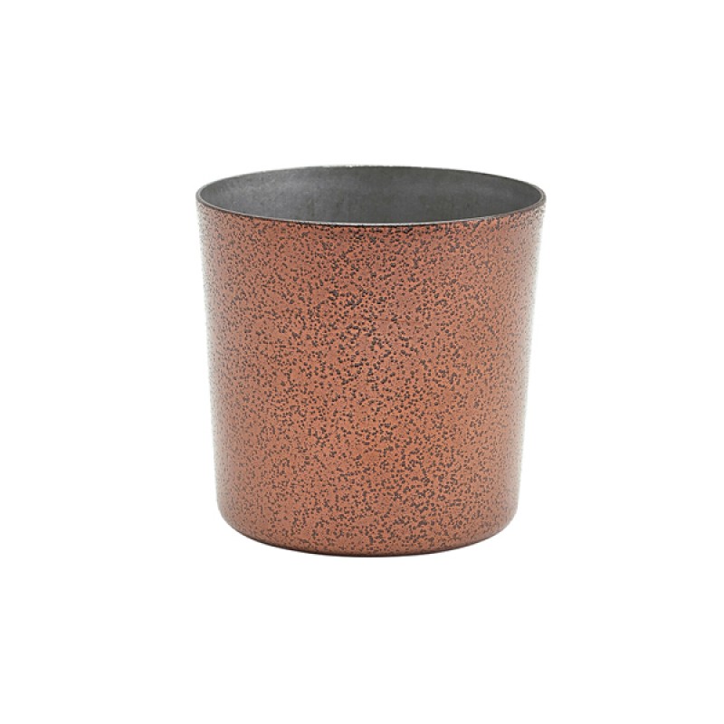 Stainless Steel Serving Cup 8.5 x 8.5cm Hammered Copper Stainless Steel Serving Cup 8.5 x 8.5cm Hammered Copper