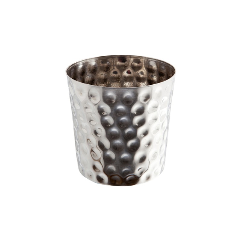 Hammered Stainless Steel Serving Cup 8.5 x 8.5cm Hammered Stainless Steel Serving Cup 8.5 x 8.5cm