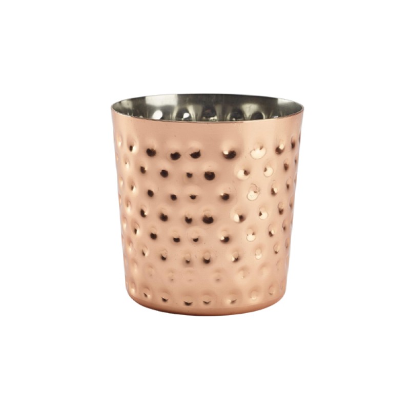 GenWare Copper Vintage Steel Hammered Serving Cup 8.5 x 8.5c GenWare Copper Vintage Steel Hammered Serving Cup 8.5 x 8.5c