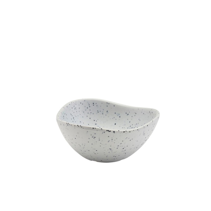 White Granite Melamine Triangular Ramekin 2.5oz White Granite Melamine Triangular Ramekin 2.5oz