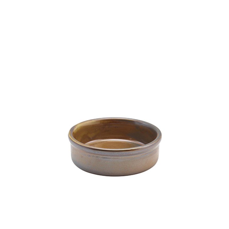 Terra Porcelain Rustic Copper Tapas Dish 10cm Terra Porcelain Rustic Copper Tapas Dish 10cm