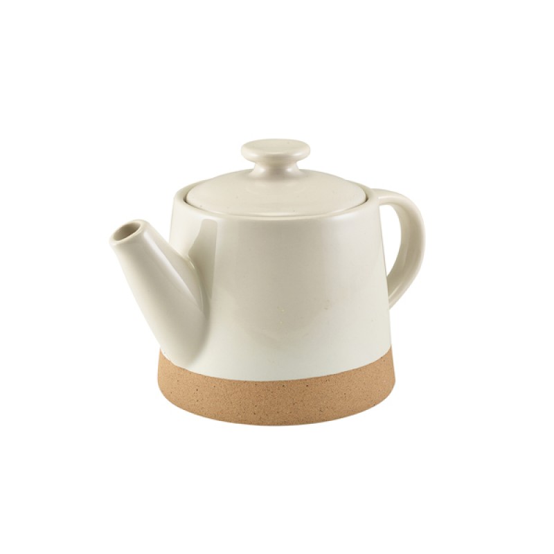 GenWare Kava White Stoneware Teapot 48cl/16.8oz GenWare Kava White Stoneware Teapot 48cl/16.8oz