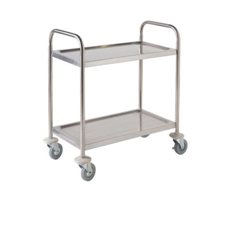 S/St. Trolley 85.5L X 53.5W X 93.3H-2 Shelves S/St. Trolley 85.5L X 53.5W X 93.3H-2 Shelves