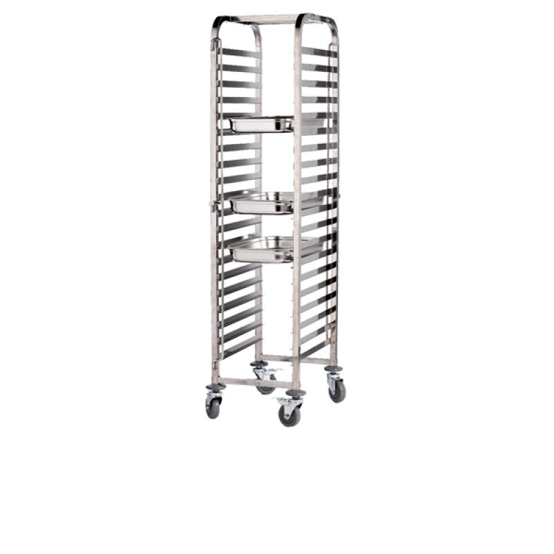 St/St. Gastronorm 1/1 Trolley 20 Shelves St/St. Gastronorm 1/1 Trolley 20 Shelves