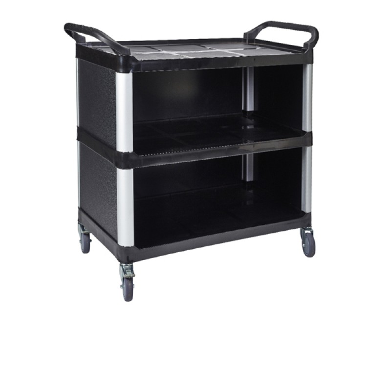 GenWare Large 3 Tier PP Panelled Trolley GenWare Large 3 Tier PP Panelled Trolley