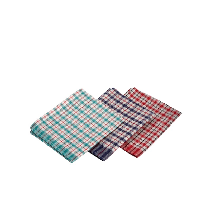 Mini Check T-Towel 43X68cm 10Pcs Mix Colours Mini Check T-Towel 43X68cm 10Pcs Mix Colours