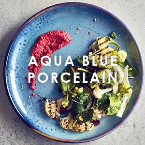 Aqua Blue Porcelain