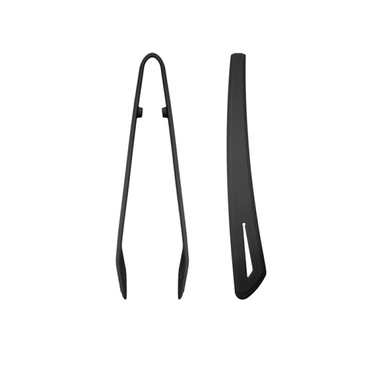 Black Silicone Tongs 29cm Black Silicone Tongs 29cm