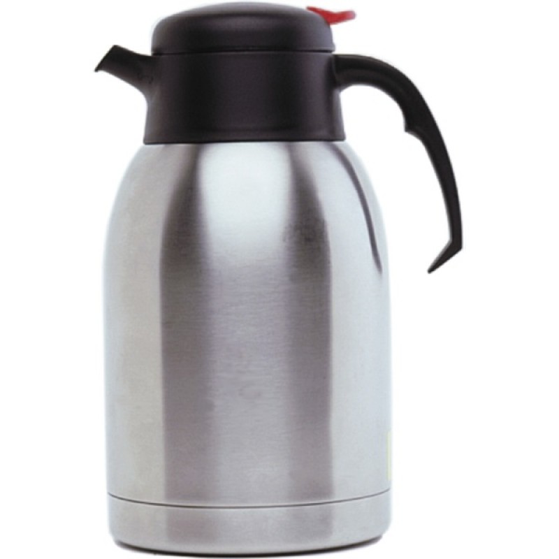 Black St/St Vacuum Push Button Jug 2L Black St/St Vacuum Push Button Jug 2L