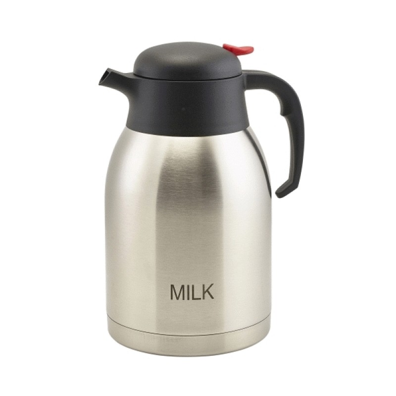 Milk Inscribed St/St Vacuum Jug 2.0L Milk Inscribed St/St Vacuum Jug 2.0L