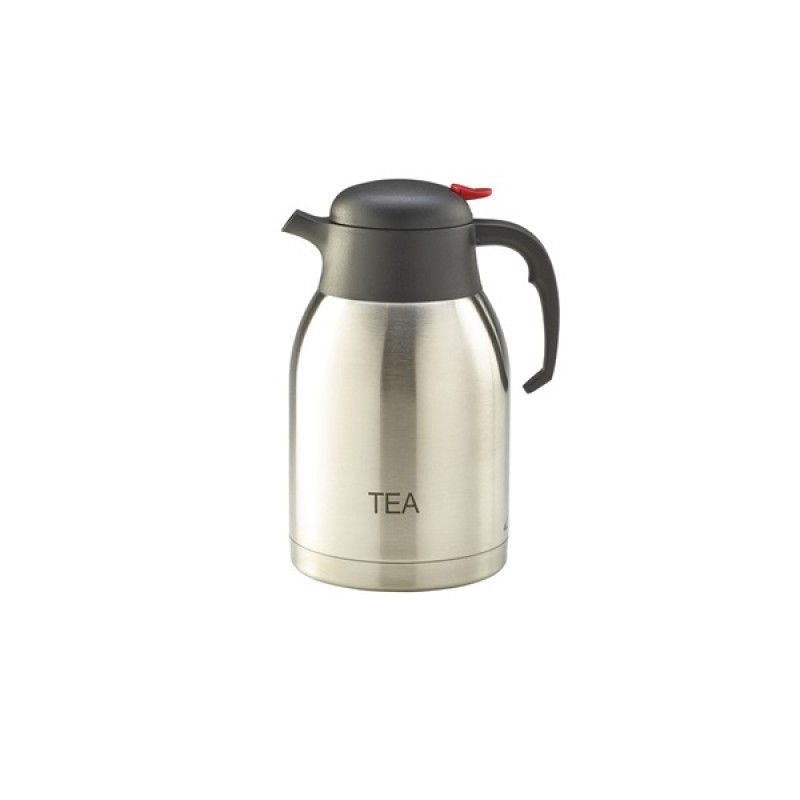 Tea Inscribed St/St Vacuum Jug 2.0L Tea Inscribed St/St Vacuum Jug 2.0L
