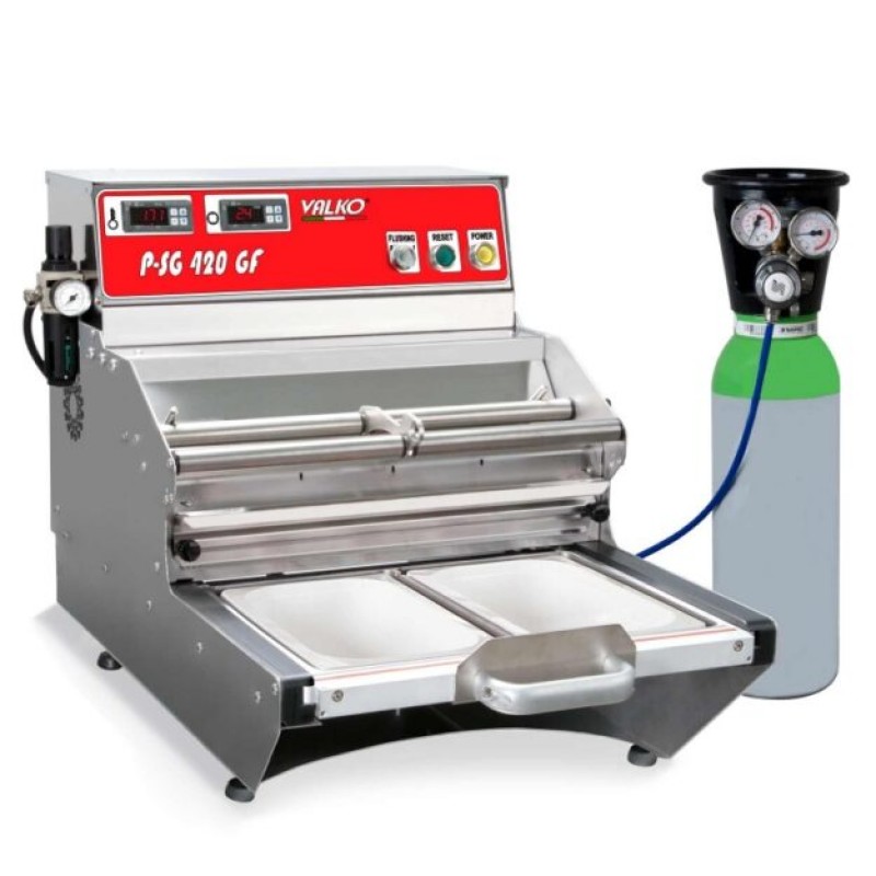 P-SG 420GF Semi-Auto Pneumatic Tray Sealer 