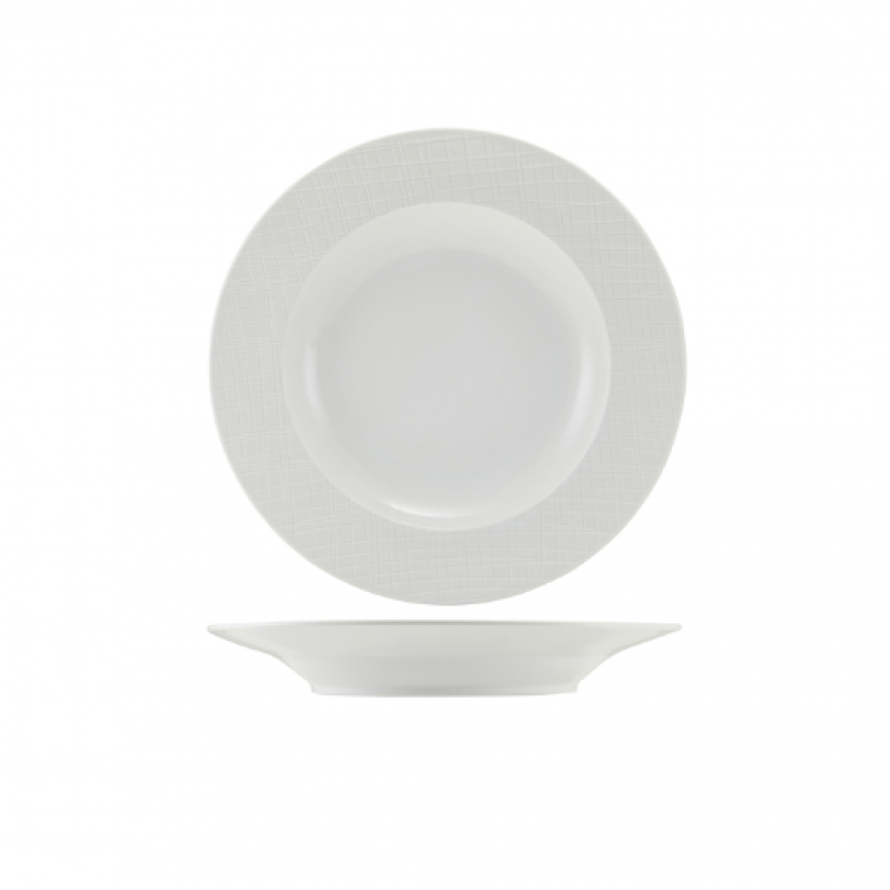 Incise Porcelain Lavara Winged Pasta Bowl 28.5cm Incise Porcelain Lavara Winged Pasta Bowl 28.5cm