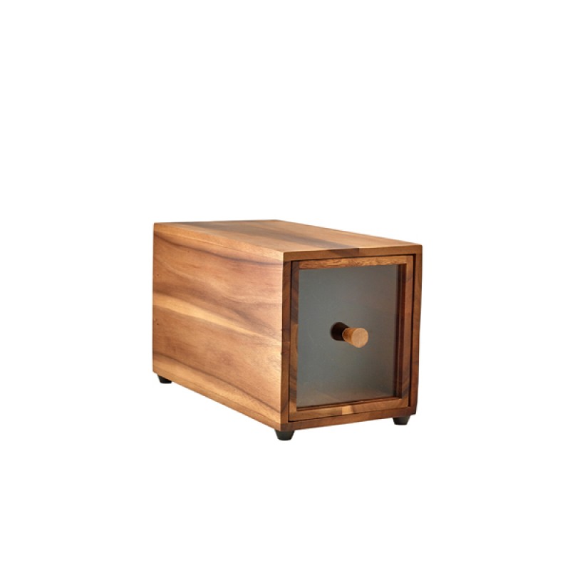 GenWare Acacia Wood Bread Box GN 1/3 GenWare Acacia Wood Bread Box GN 1/3