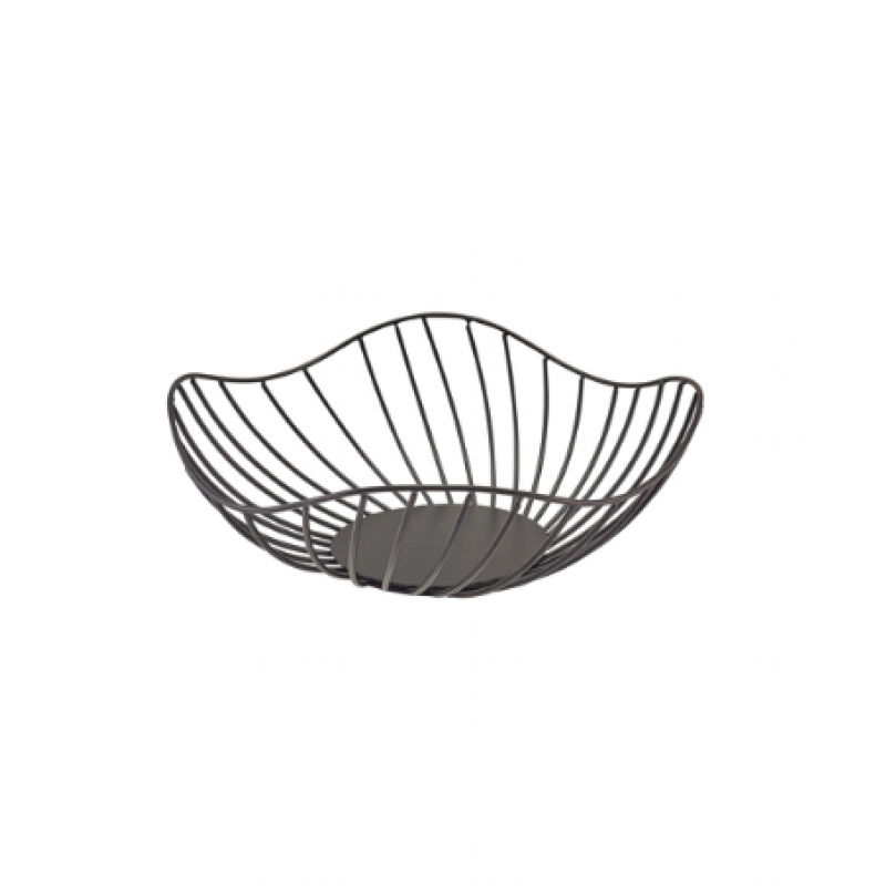 GenWare Lotus Leaf Black Wire Basket 28.5 x 10cm GenWare Lotus Leaf Black Wire Basket 28.5 x 10cm
