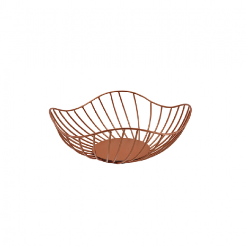 GenWare Lotus Leaf Copper Wire Basket 28.5 x 10cm GenWare Lotus Leaf Copper Wire Basket 28.5 x 10cm