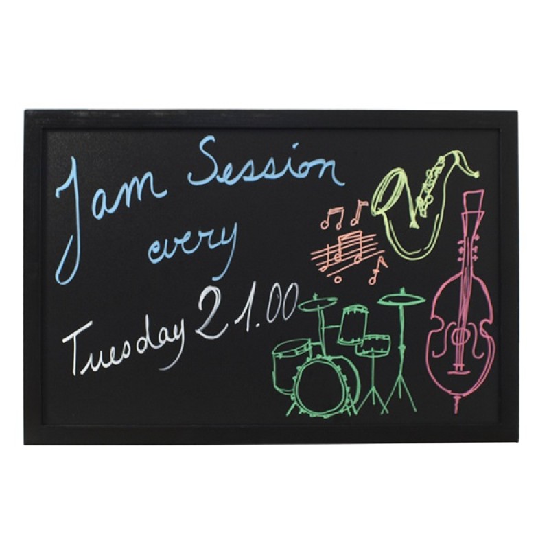 Wall Chalk Board 40 x 60cm  Black