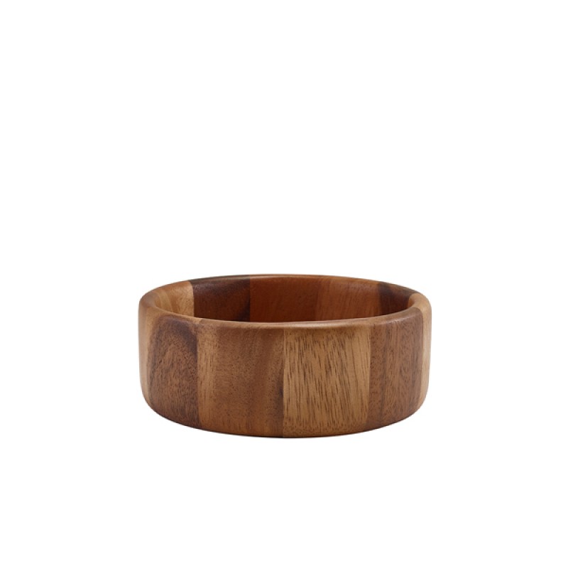 GenWare Acacia Wood Straight Sided Bowl 16cm GenWare Acacia Wood Straight Sided Bowl 16cm