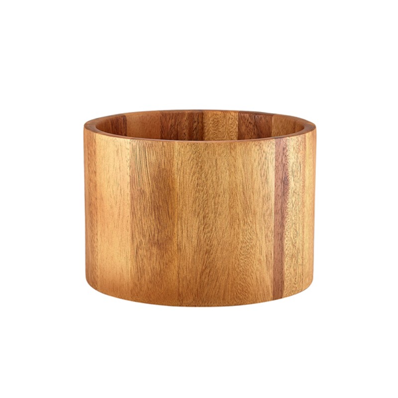 GenWare Acacia Wood Straight Sided Bowl 22.5 x 15cm GenWare Acacia Wood Straight Sided Bowl 22.5 x 15cm