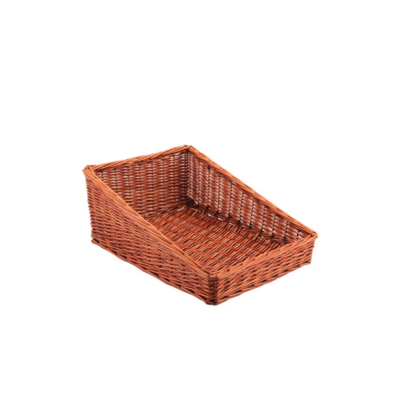Wicker Display Basket 46X36X20cm - 7cm Front Wicker Display Basket 46X36X20cm - 7cm Front