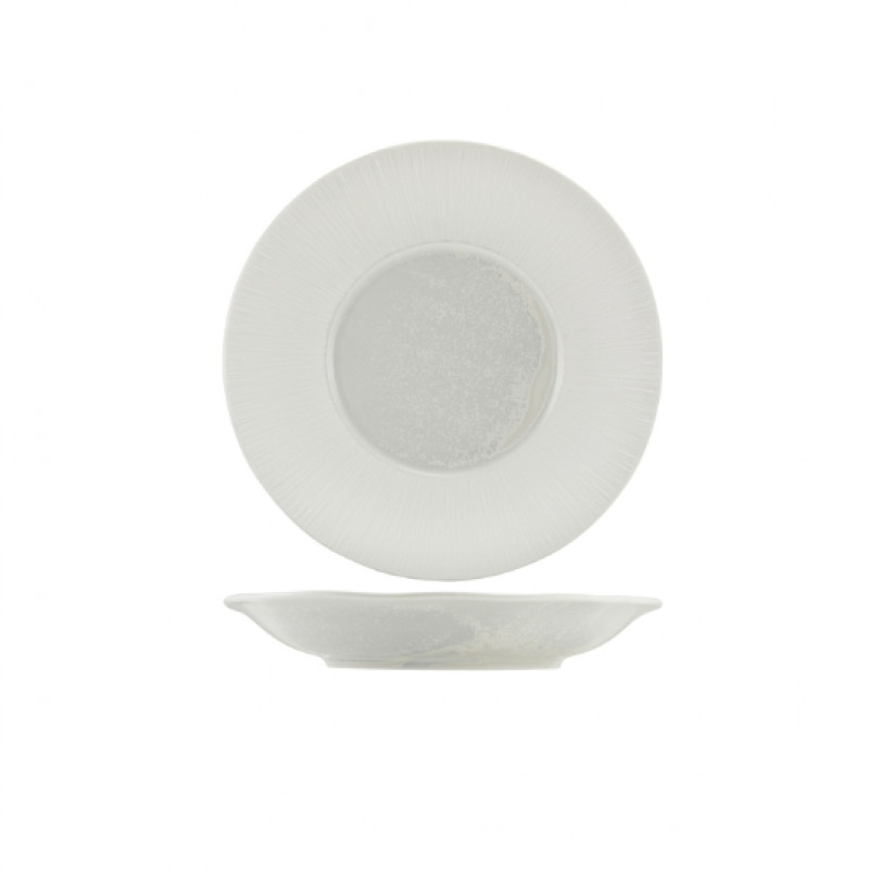 Incise Porcelain Lucine Deep Winged Plate 30cm Incise Porcelain Lucine Deep Winged Plate 30cm