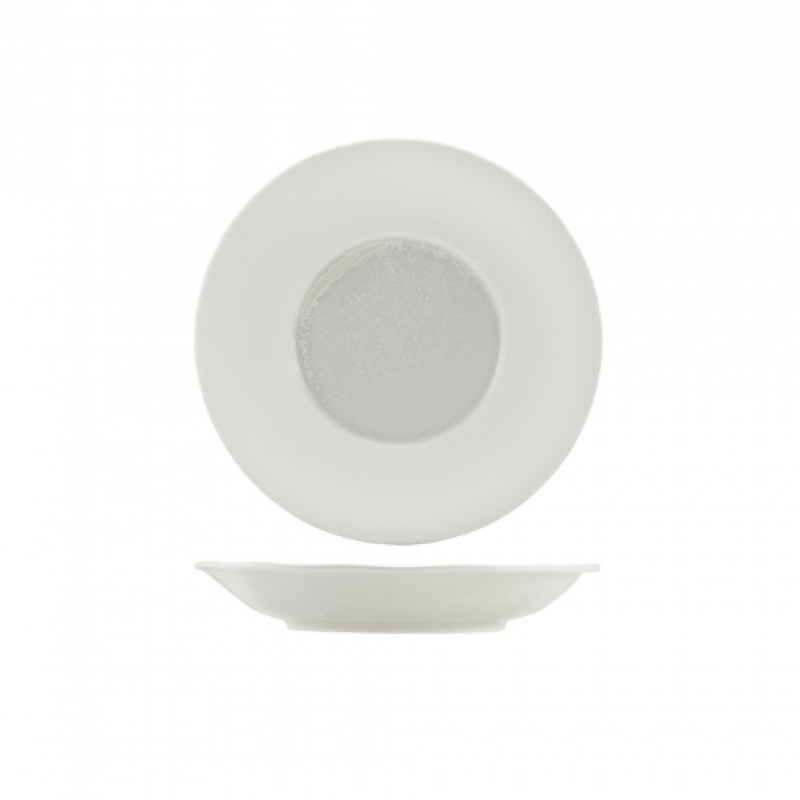 Incise Porcelain Lustre Deep Winged Plate 26cm Incise Porcelain Lustre Deep Winged Plate 26cm