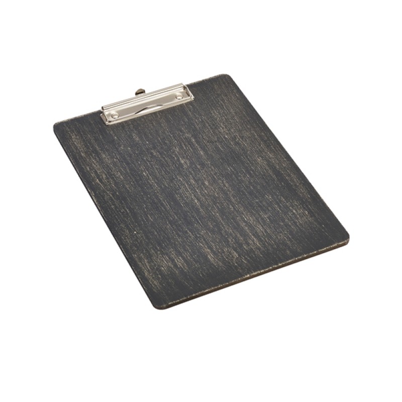 Black Wooden Menu Clipboard A4 24x32x0.6cm Black Wooden Menu Clipboard A4 24x32x0.6cm