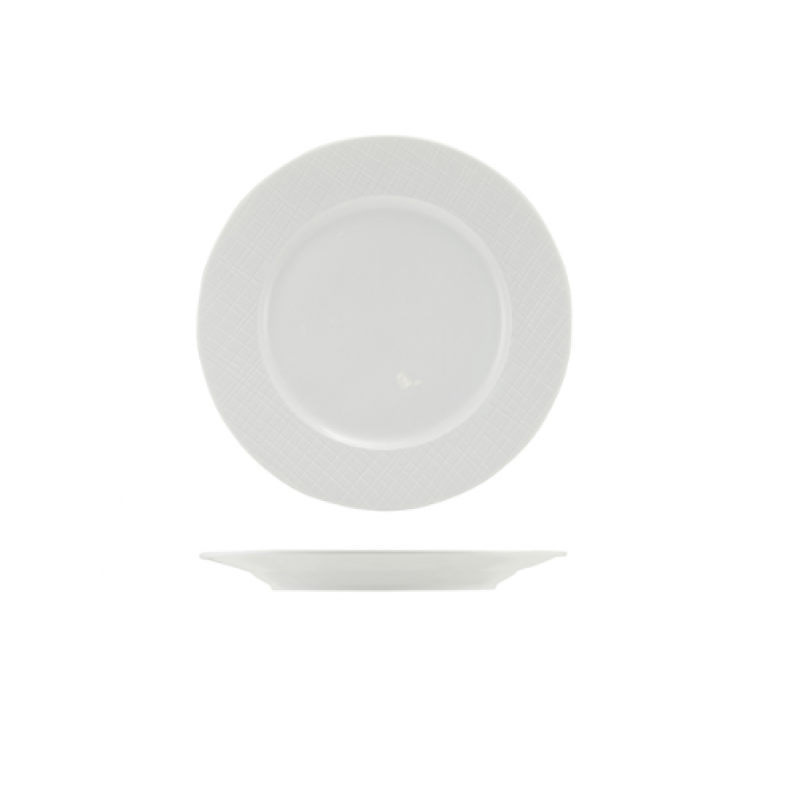 Incise Porcelain Lavara Winged Plate 20cm Incise Porcelain Lavara Winged Plate 20cm