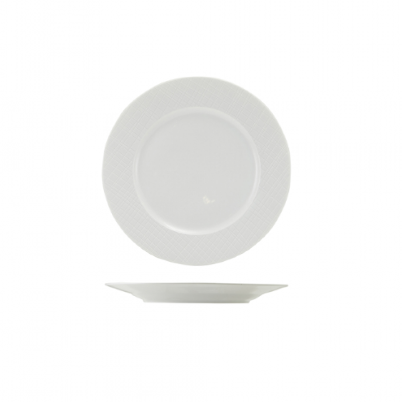 Incise Porcelain Lavara Winged Plate 23cm Incise Porcelain Lavara Winged Plate 23cm