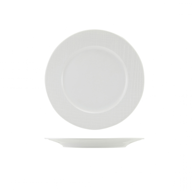 Incise Porcelain Lavara Winged Plate 25.5cm