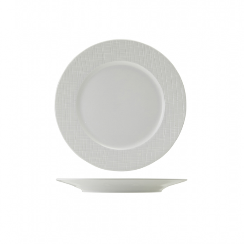 Incise Porcelain Lavara Winged Plate 27cm Incise Porcelain Lavara Winged Plate 27cm