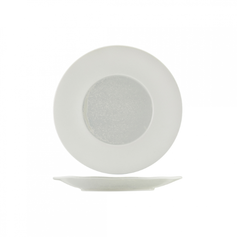Incise Porcelain Lustre Winged Plate 31cm Incise Porcelain Lustre Winged Plate 31cm