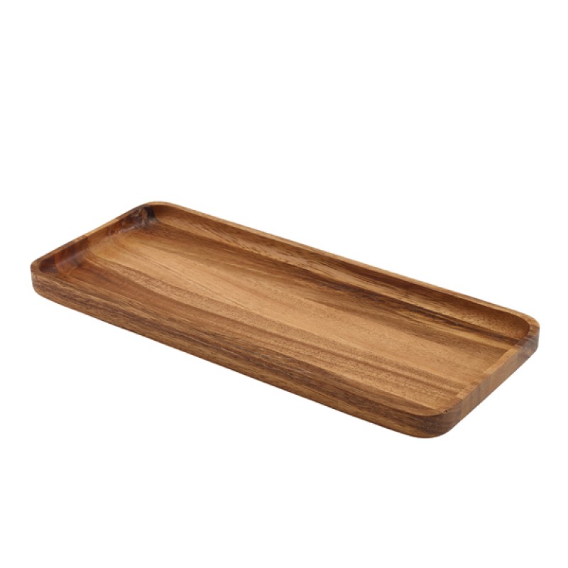 GenWare Acacia Wood Rectangular Serving Tray 30 x 13cm GenWare Acacia Wood Rectangular Serving Tray 30 x 13cm